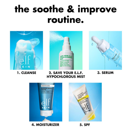 e.l.f. Save Your e.l.f. brume visage acide hypochloreux apaisante