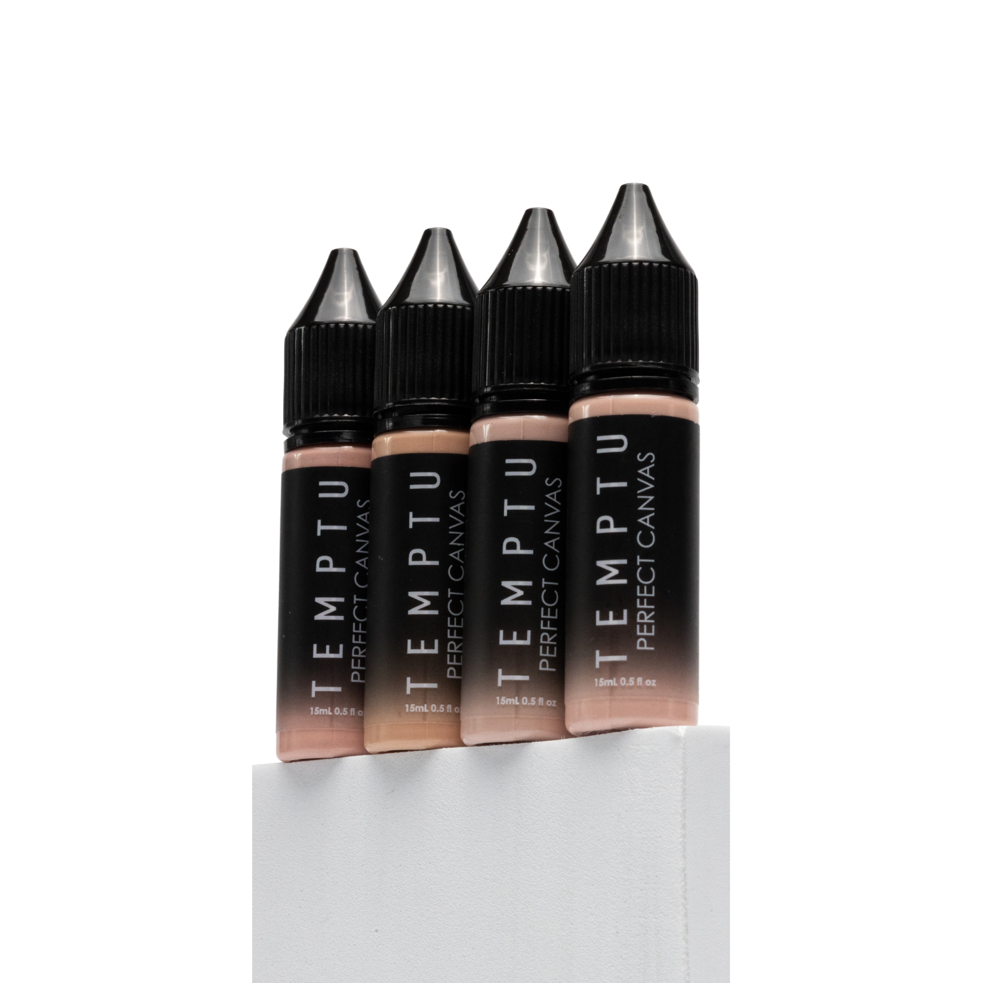 TEMPTU Perfect Canvas Fond de Teint Airbrush Light Lot 4 Teint Unifié