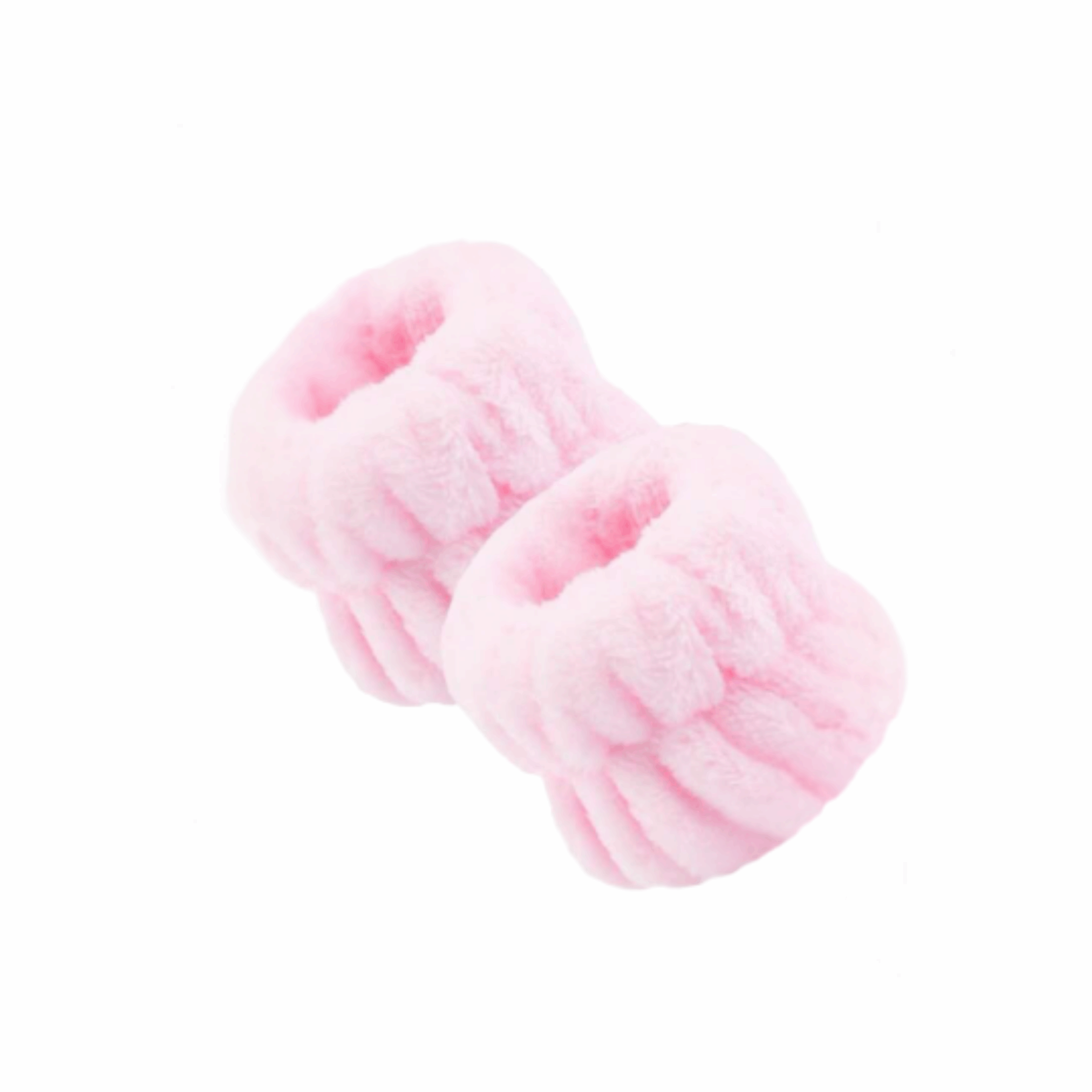 Glam'Up Skincare Manchettes Éponge Rose Lavables
