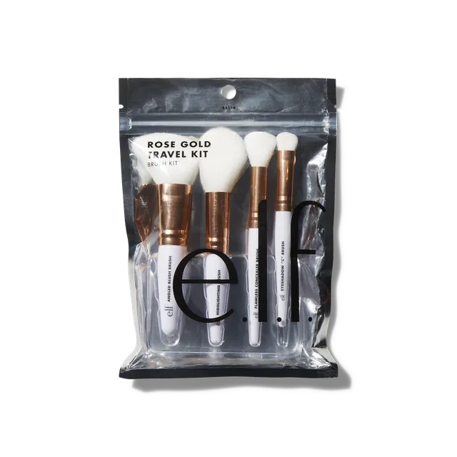 E.L.F. Brushes & Tools Rose Gold kit pinceaux 4 pcs