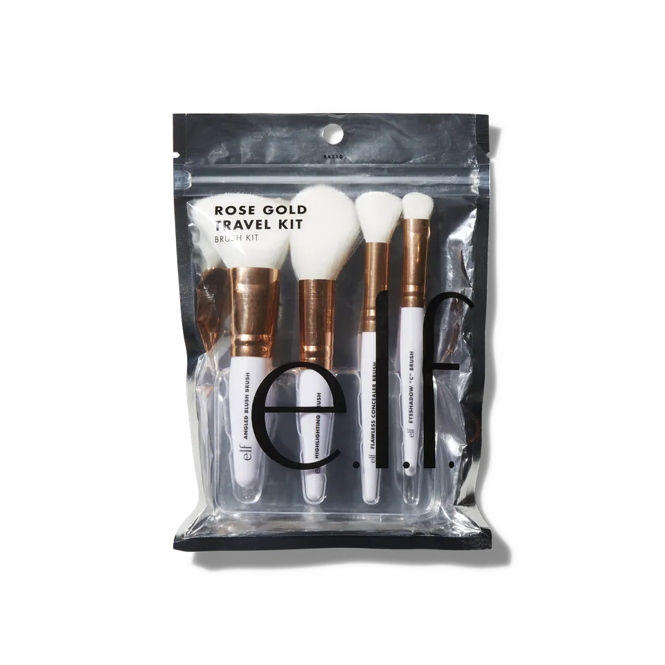 E.L.F. Brushes & Tools Rose Gold kit pinceaux 4 pcs