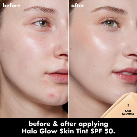 E.L.F Halo Glow Skin Tint SPF 50 crème teintée éclat