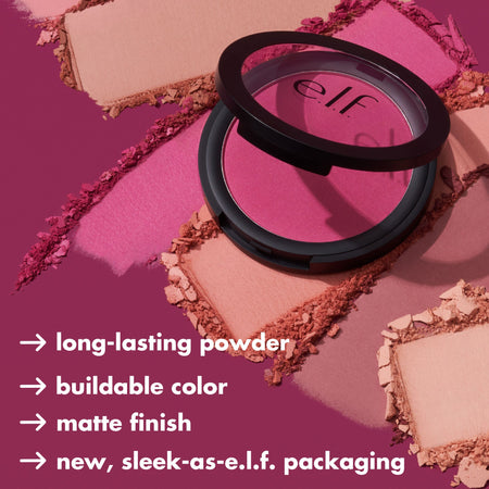 E.L.F. Primer Infused Blush Poudre Mat Longue Tenue