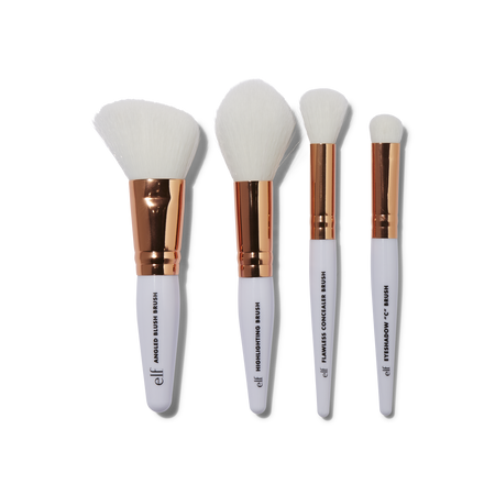 E.L.F. Brushes & Tools Rose Gold kit pinceaux 4 pcs
