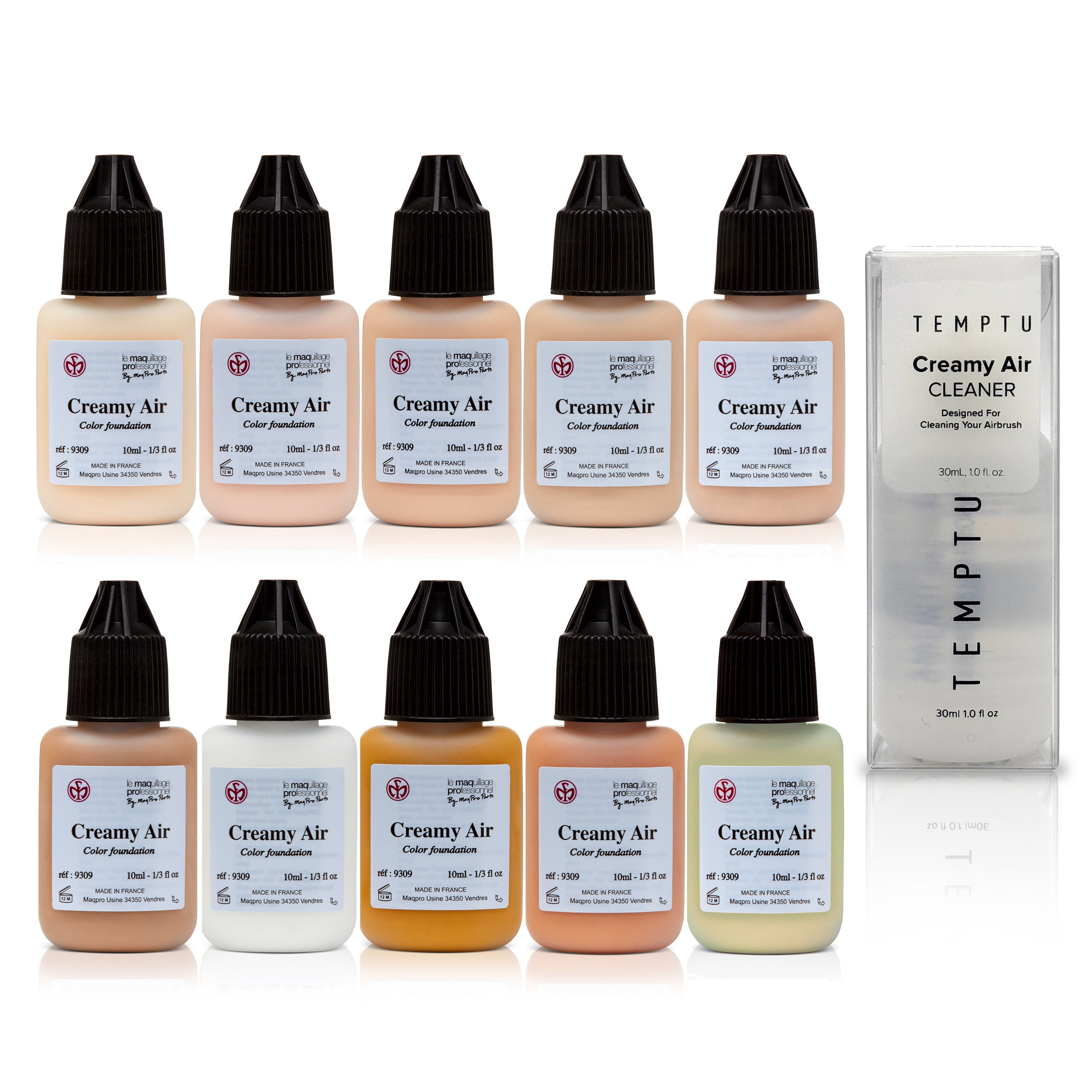 TEMPTU Creamy Air Tattoo Cover fond de teint set Light