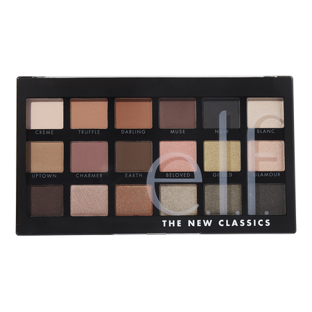 e.l.f. Eyes New Classics palette yeux 18 fards neutres mat satiné