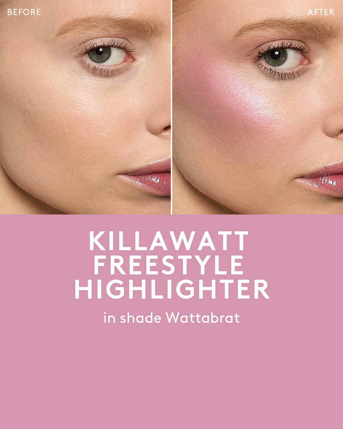 Fenty Beauty Mini Killawatt highlighter Wattabrat rose