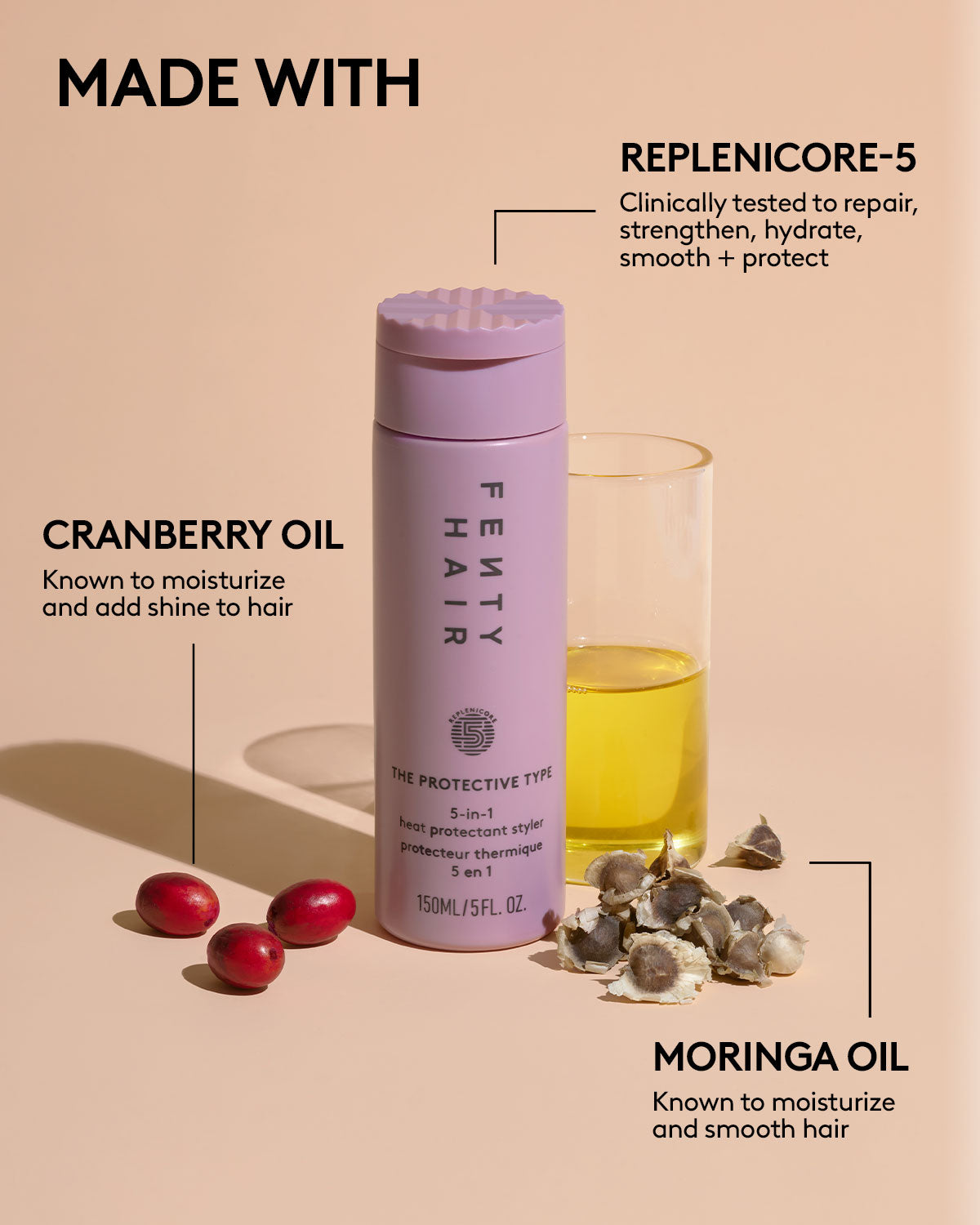 Fenty Hair Protection Posse Duo Soin Cheveux Mini 60+90ml Chaud