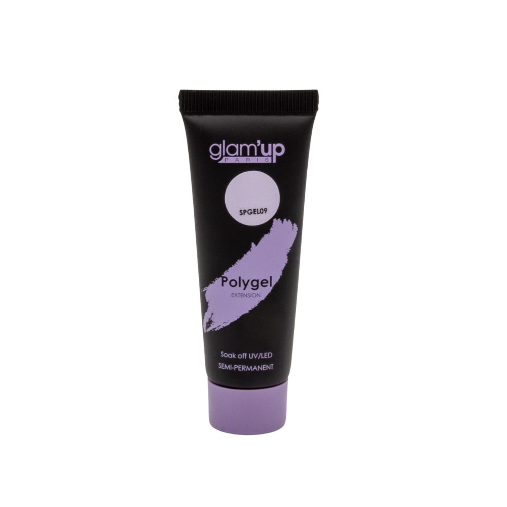 GLAM'UP Les Ongles Poly Gel Semi-Permanent Parme Pastel tube
