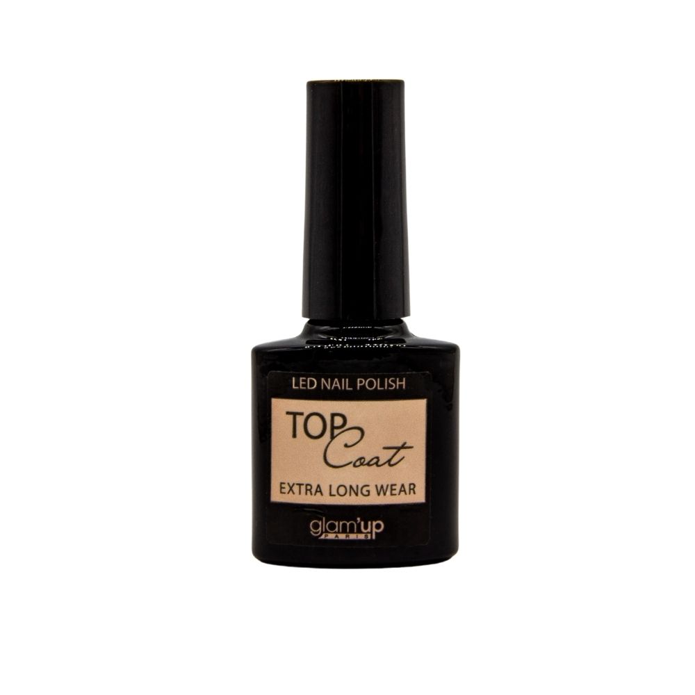 GLAM'UP Les Ongles Vernis Top Coat Semi-Permanent Transparent