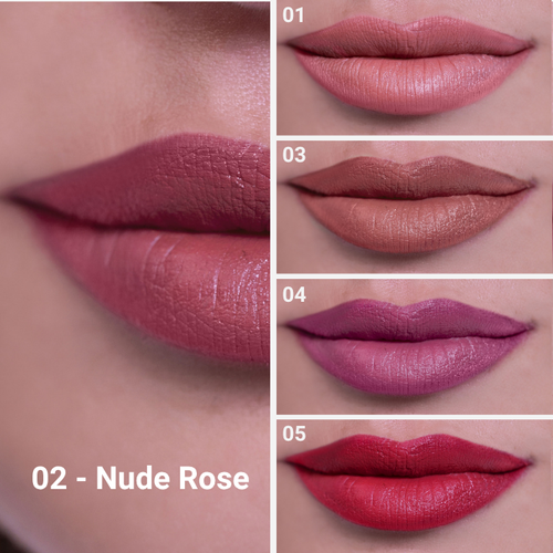 Etoile Rouges à lèvres Cremoso 02 Rosa Nude lumineux