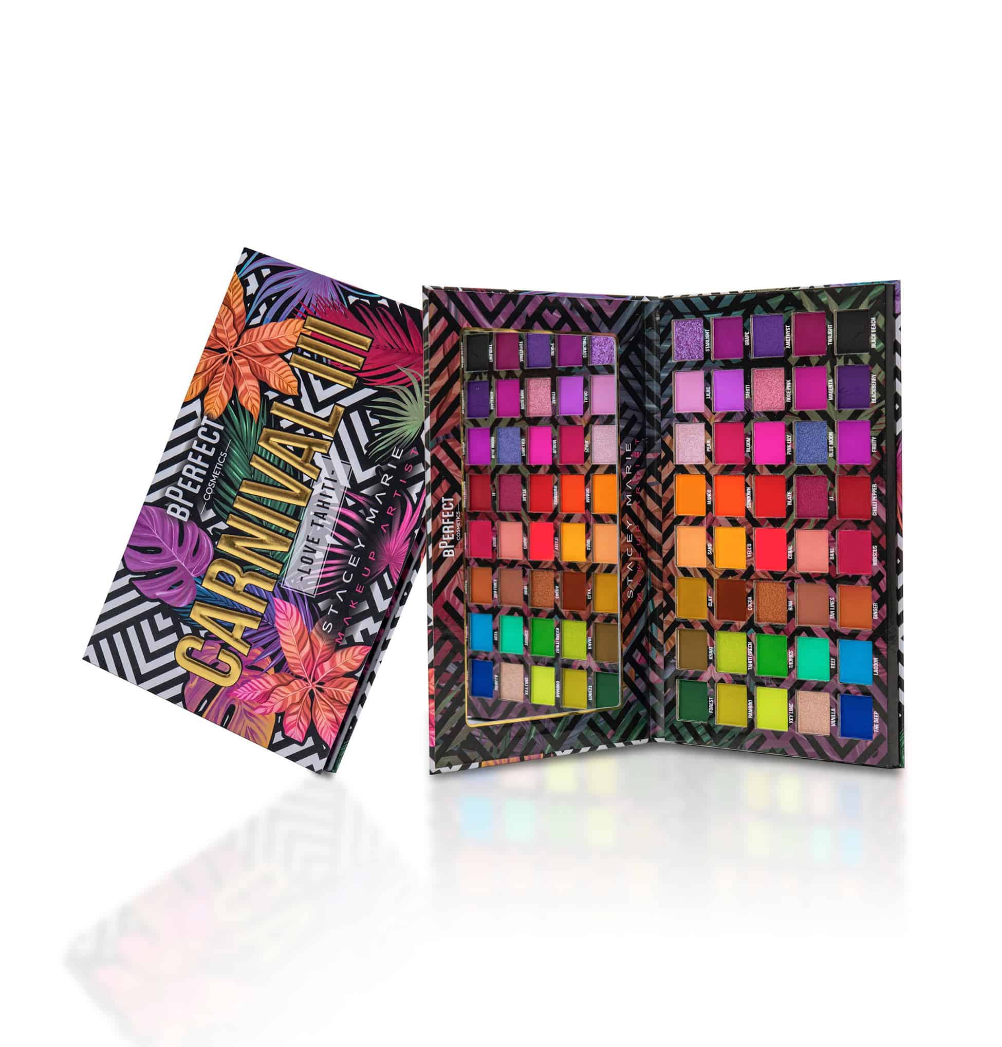 BPerfect Carnival III Love Tahiti palette yeux 31 fards