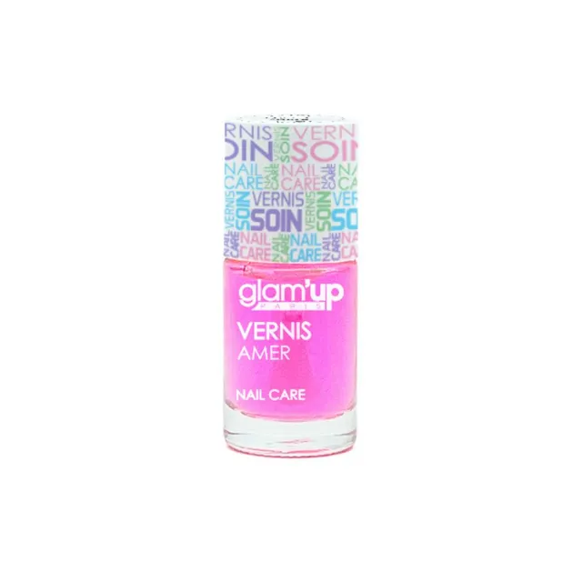 GLAM'UP Les Ongles Vernis Amer Anti-Rongement Séchage Rapide
