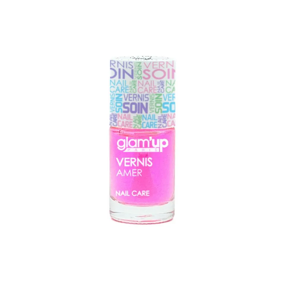 GLAM'UP Les Ongles Vernis Amer Anti-Rongement Séchage Rapide