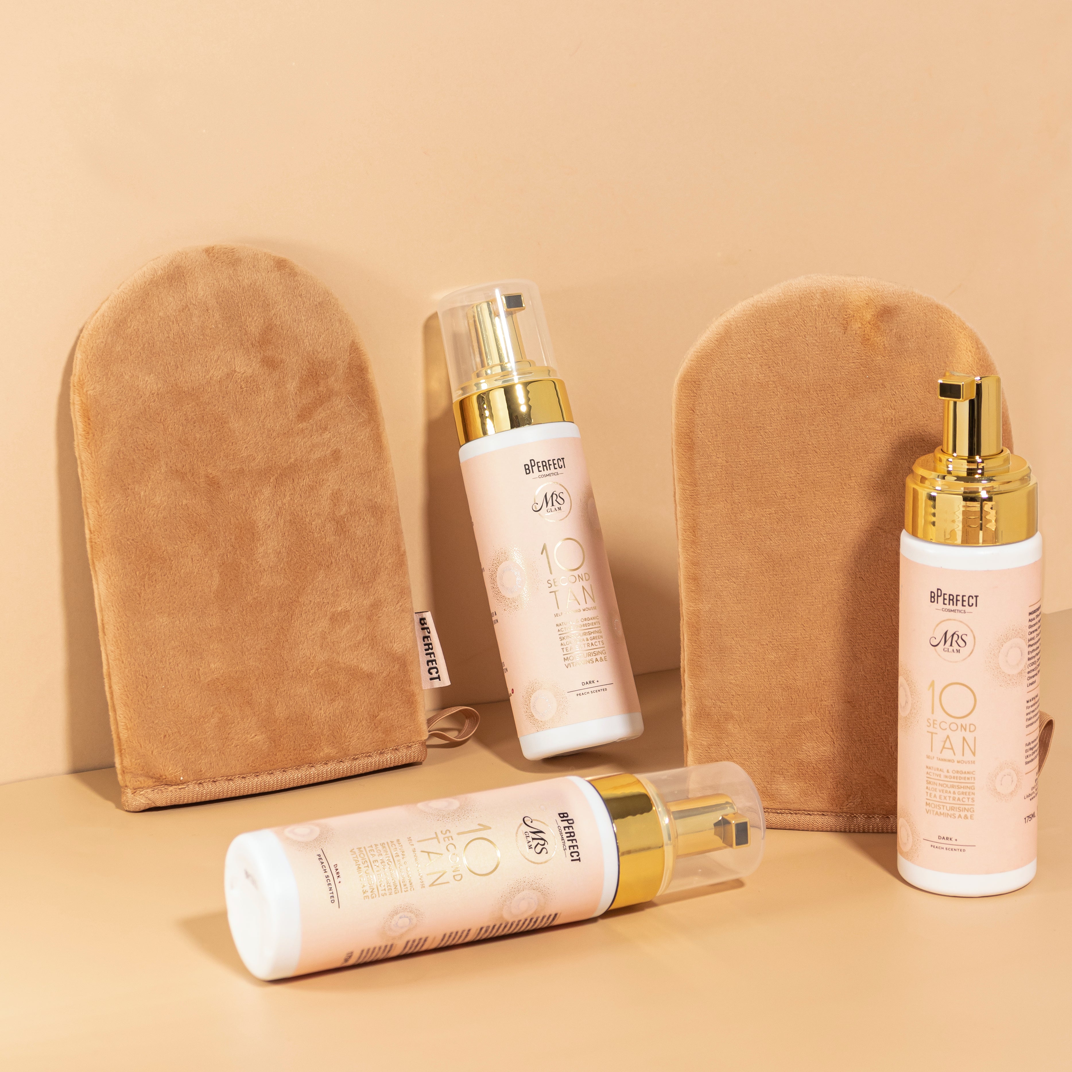 Be Perfect Mrs Glam gant autobronzant Double Velvet