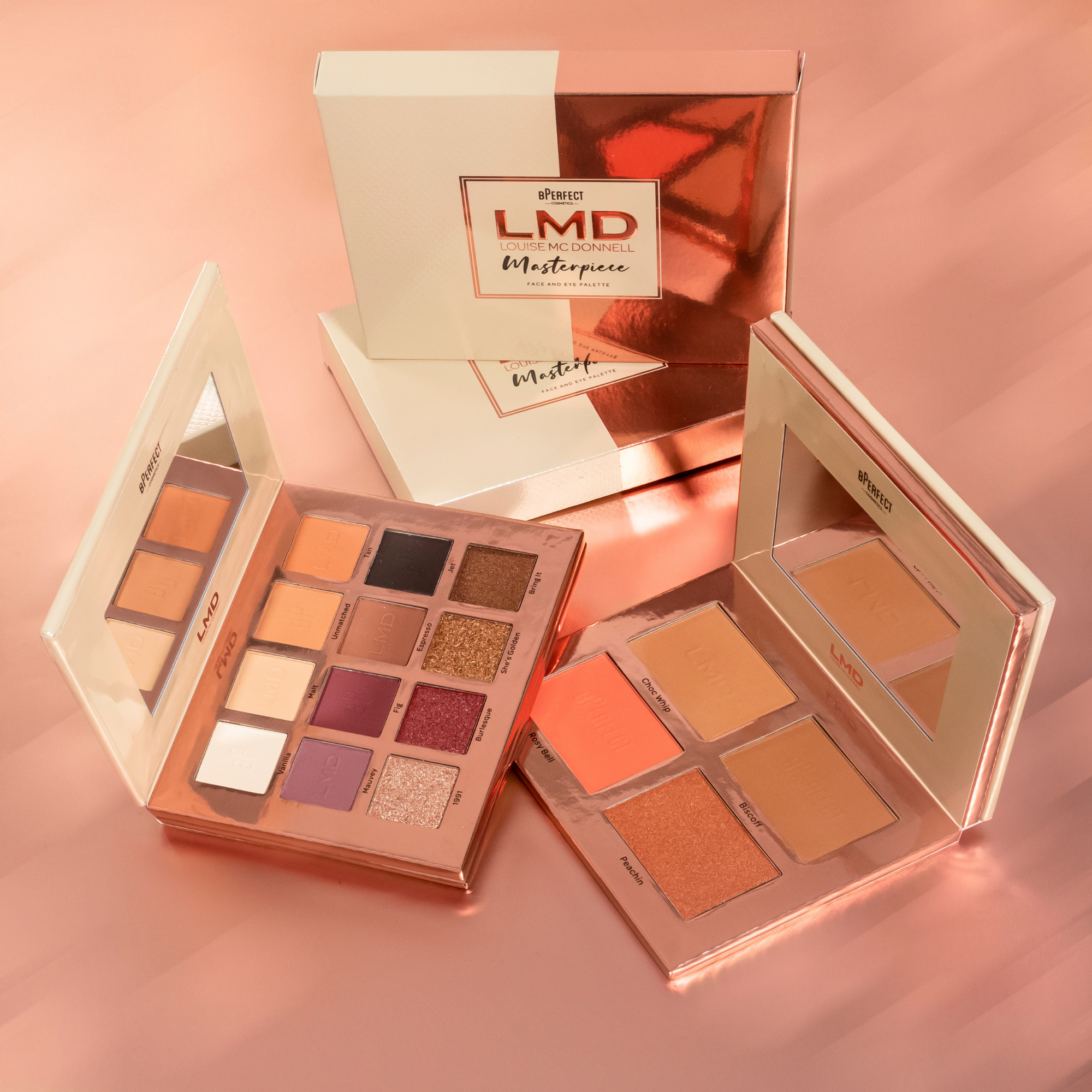 BPerfect x LMD Masterpiece palette visage et yeux 52 g 16 teintes