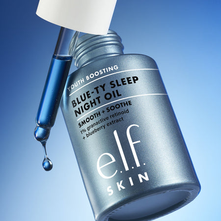 E.L.F. Youth Boosting Blue-ty Sleep huile visage nuit rétinoïde