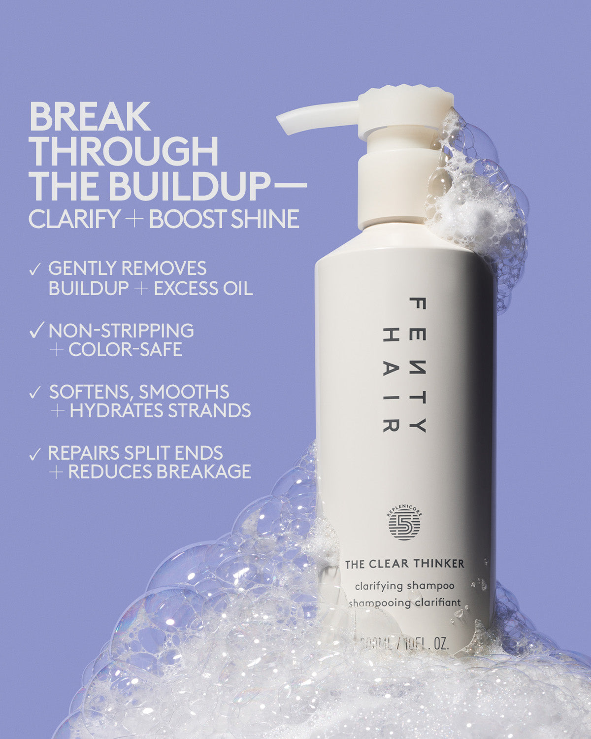 Fenty Beauty Shampoo The Clear Thinker Shampooing Clarifiant Standard