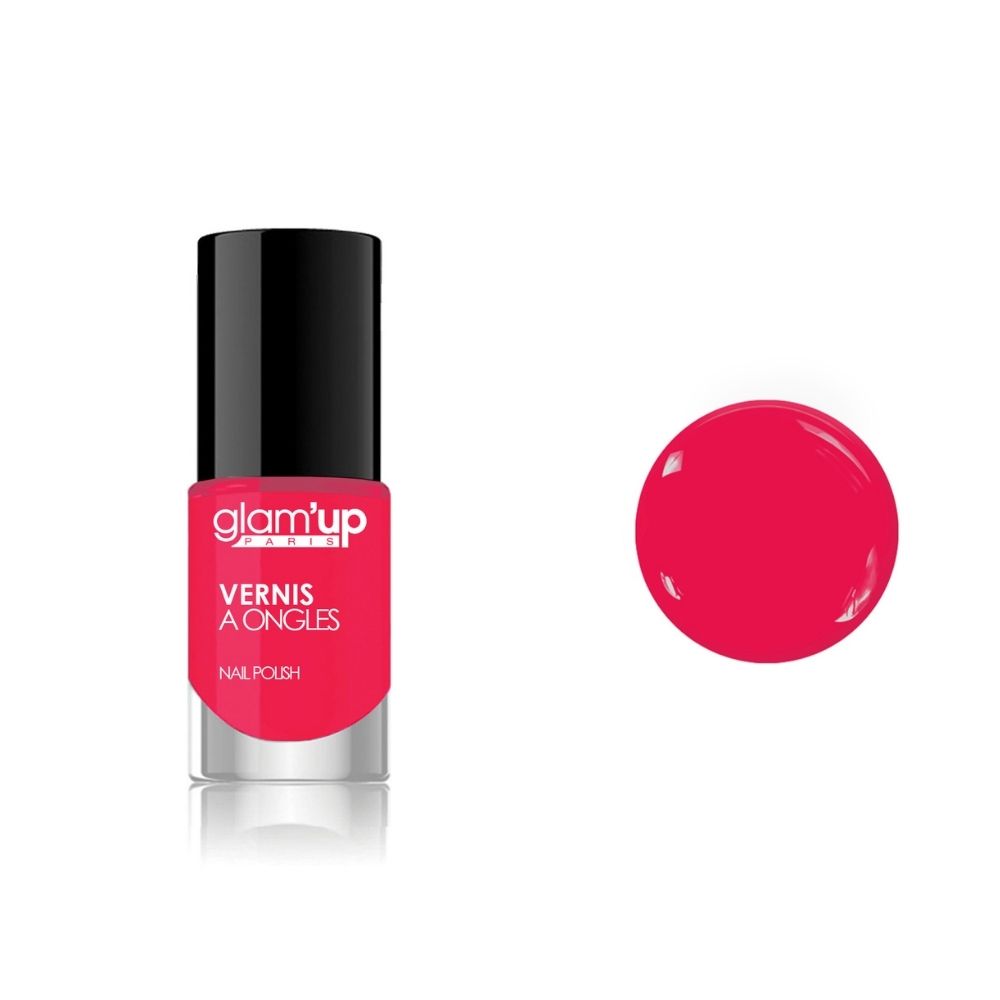 GLAM'UP Les Ongles Vernis à Ongles Fuchsia tenue longue