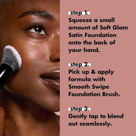 E.L.F. Smooth Swipe Pinceau fond de teint liquide biseauté