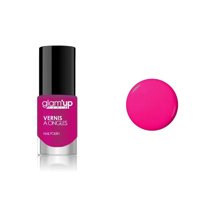 Glam'Up Les Ongles Vernis Fuchsia Nacré Longue Tenue
