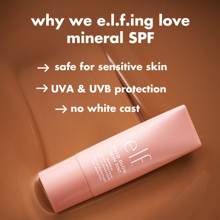 E.L.F Halo Glow Skin Tint SPF 50 crème teintée éclat