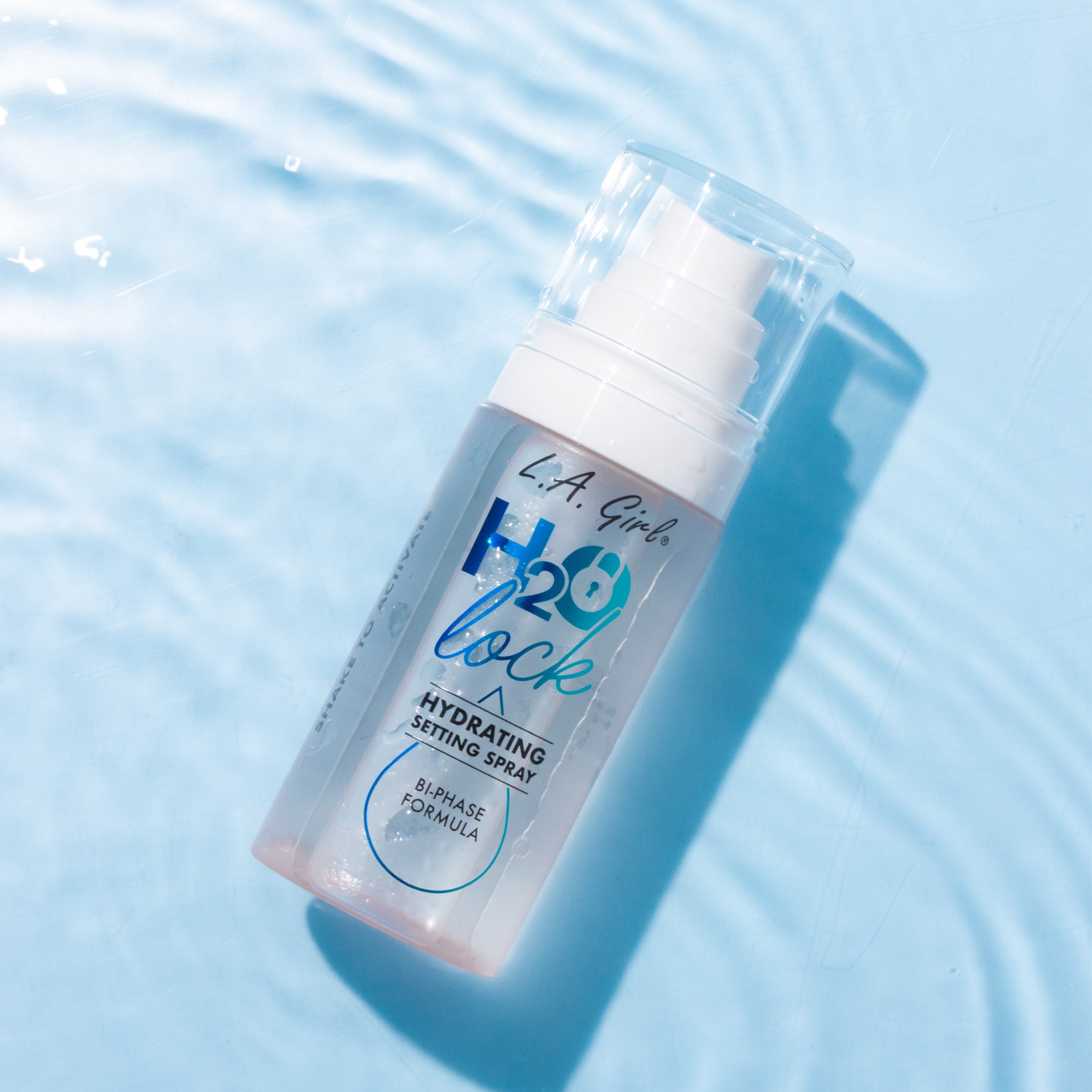 L.A. Girl Prime & Set H2O Lock Spray fixateur Clear fini lumineux