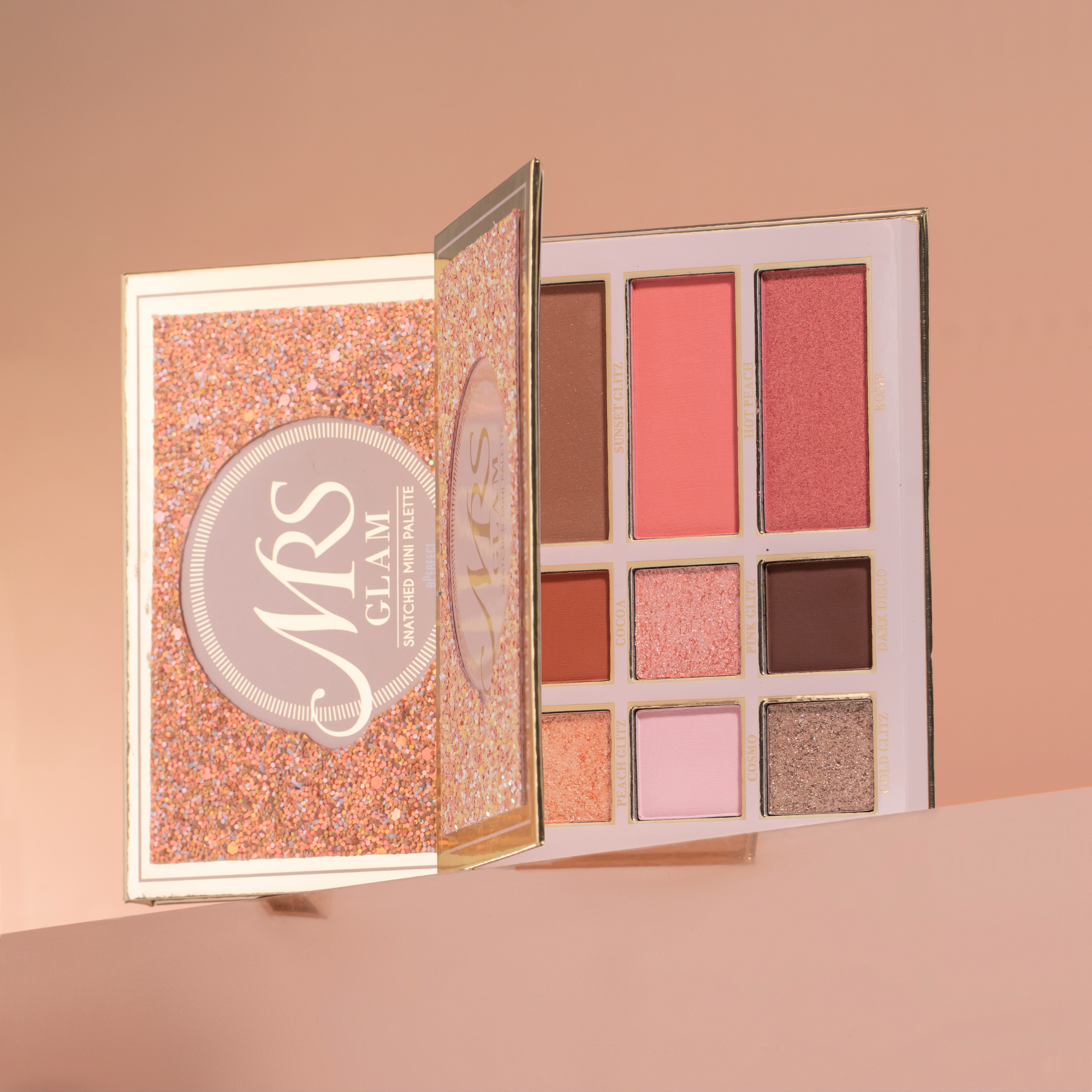 Be Perfect Mrs Glam Snatched Mini Palette Visage Yeux 22 g