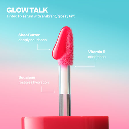 E.L.F. Glow Talk sérum lèvres teinté squalane vitamine E