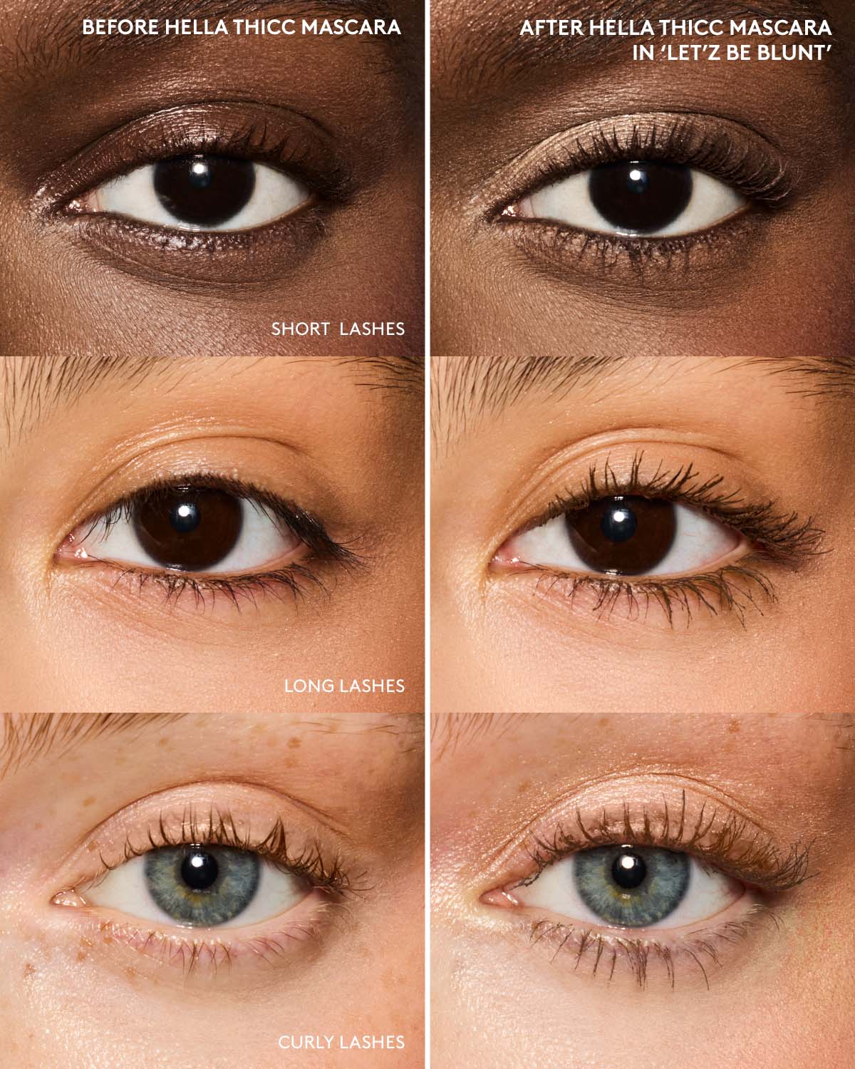 Fenty Beauty Hella Thicc Mascara Volume Let'z Be Blunt 10 mL