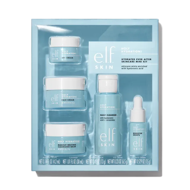 e.l.f. Holy Hydration! Kit soin hydratant mini 5 pièces peau sèche