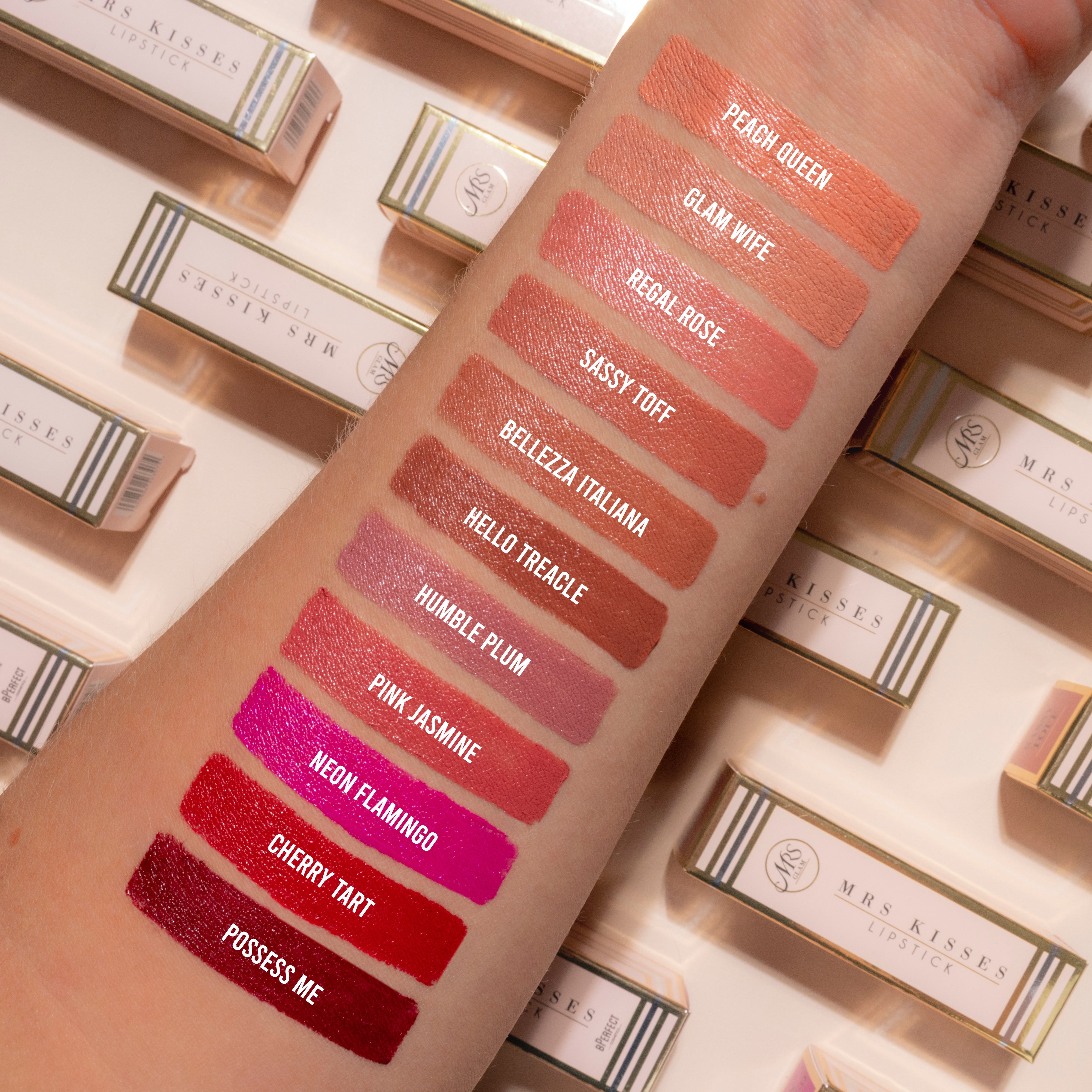 BPerfect Mrs Glam Mrs Kisses rouge à lèvres Cherry Tart