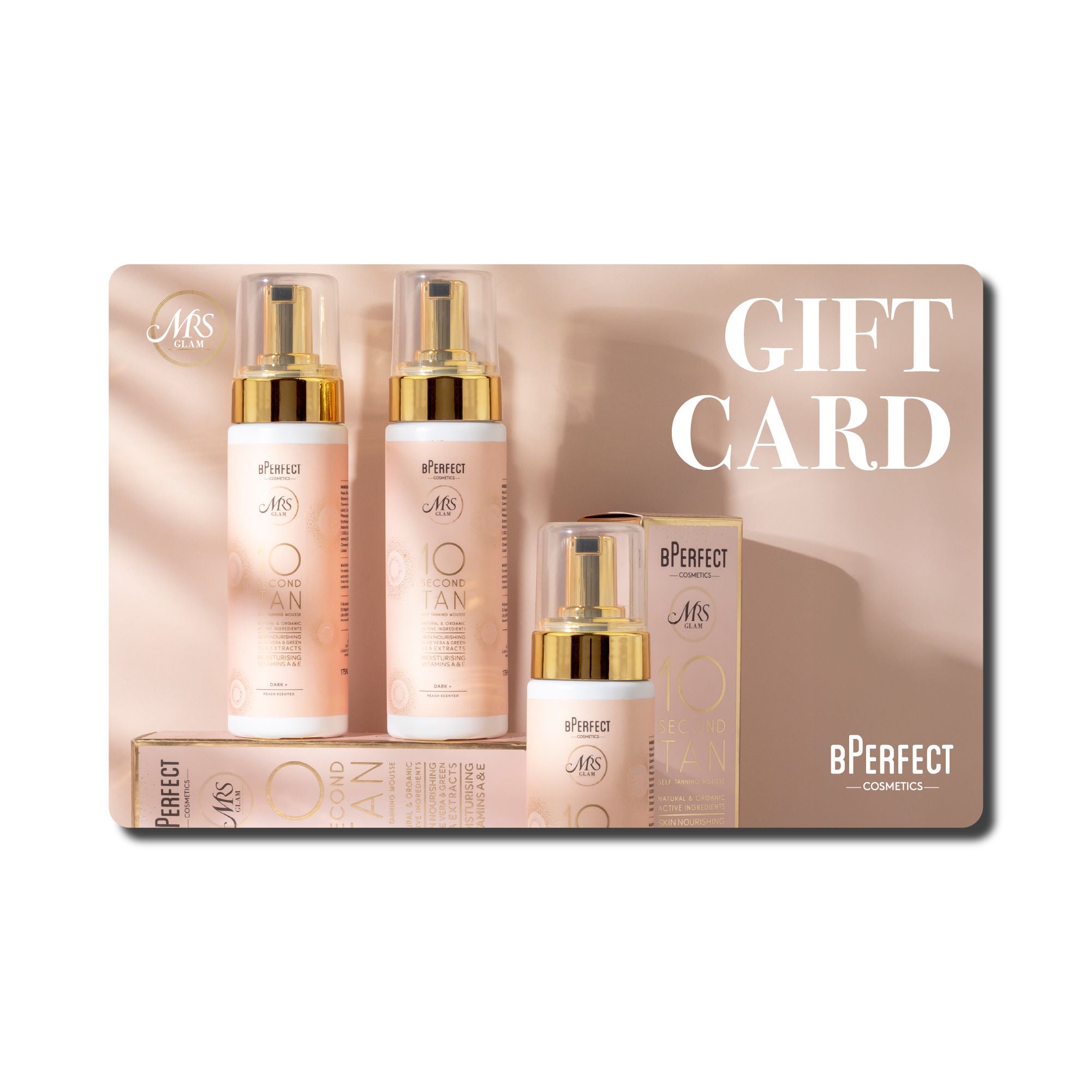 Mrs Glam E-Gift Card carte cadeau beauté 10 EUR