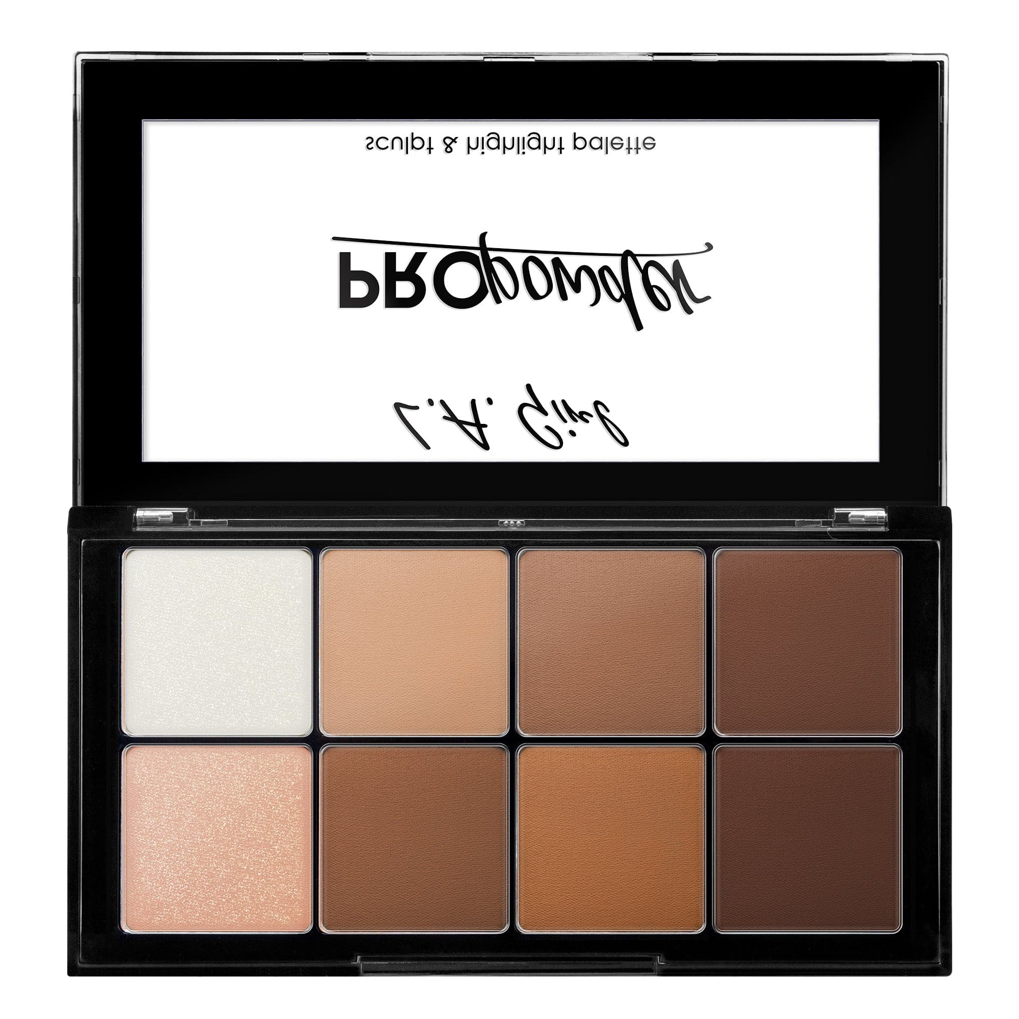 L.A. Girl Pro Powder GFP728 palette poudre contour highlight 8 teintes