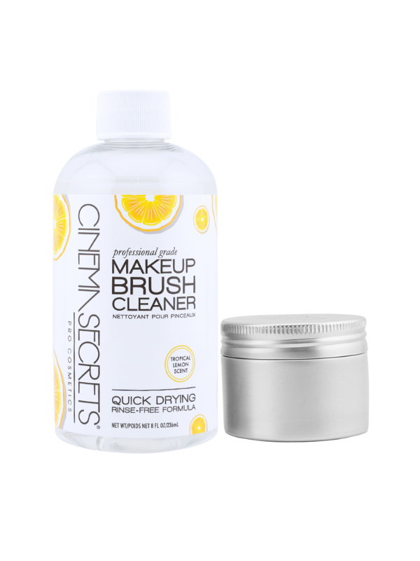 Cinema Secrets Brush Cleaners nettoyant pinceaux citron 8oz+tin