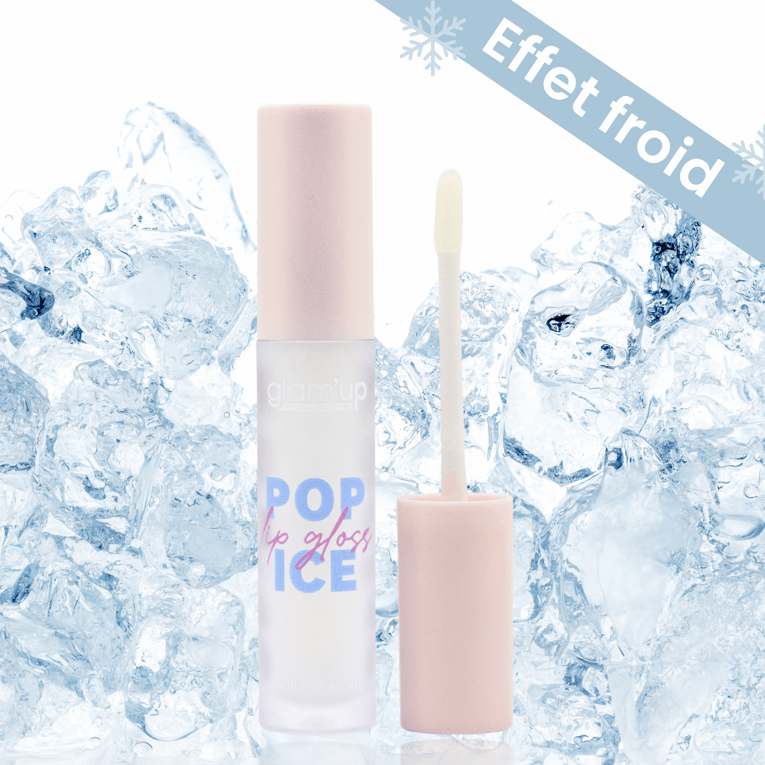 GLAM'UP Les Lèvres Gloss PoP Ice Froid Pop Corn
