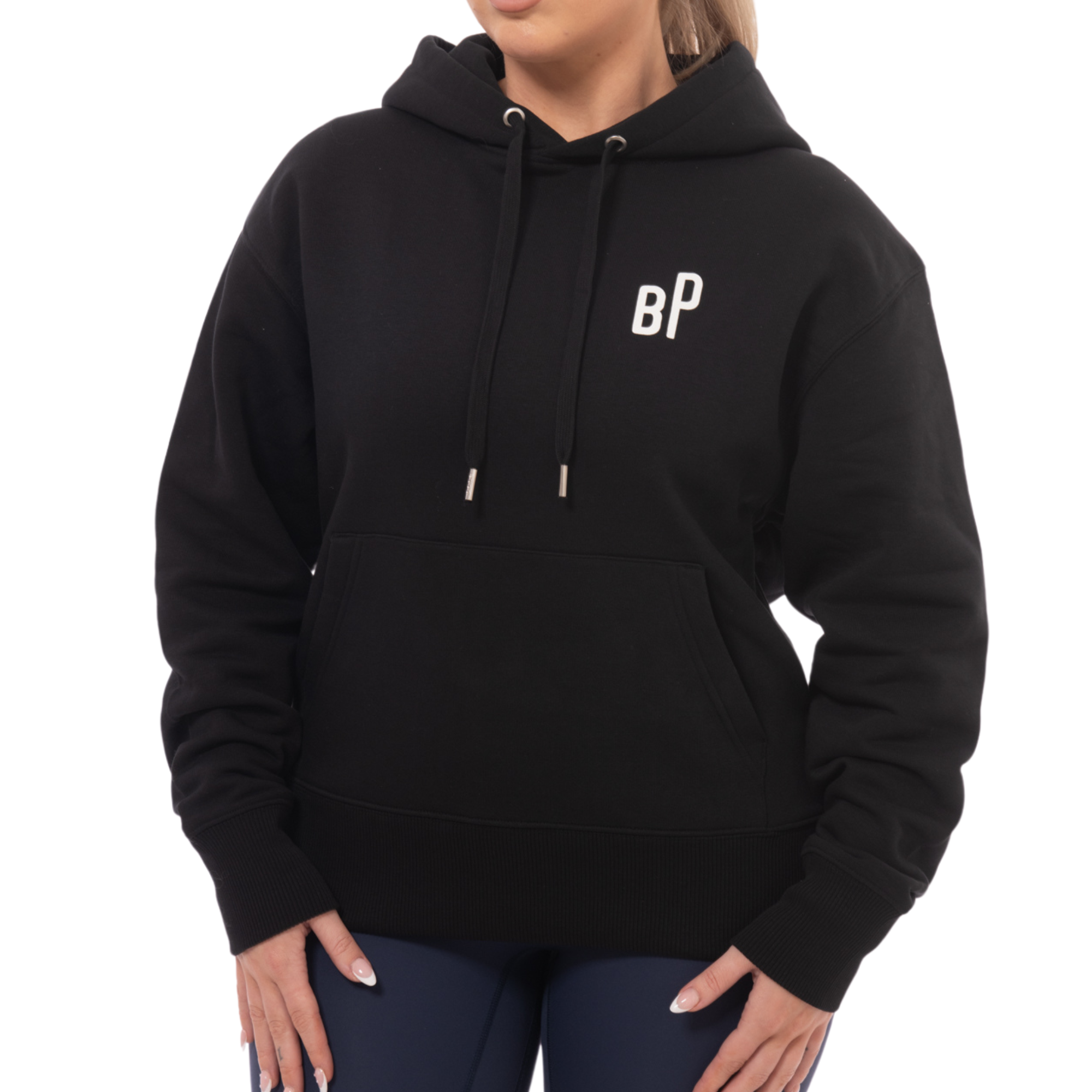 Be Perfect Black Hoodie sweat capuche noir coton bio