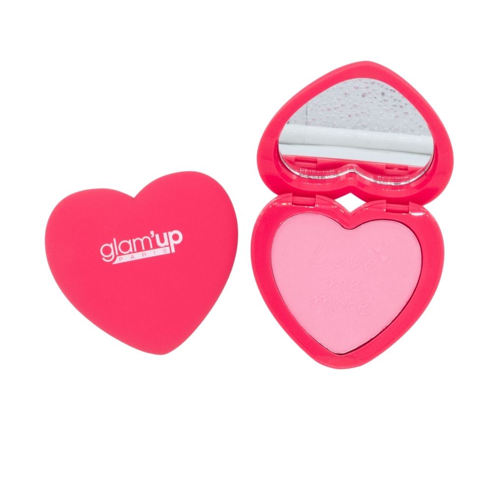 GLAM'UP Le Teint Blush Love Me More Cotton Candy N°4 cœur