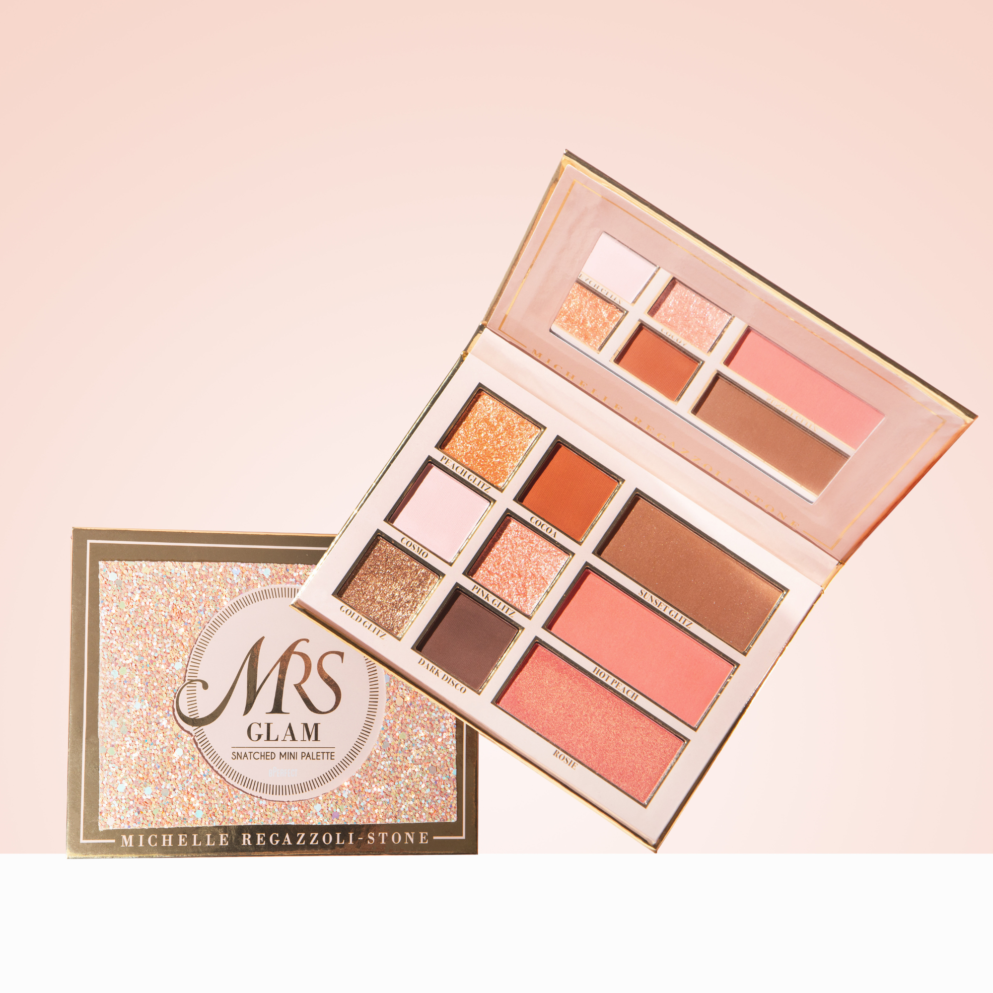 Be Perfect Mrs Glam Snatched Mini Palette Visage Yeux 22 g