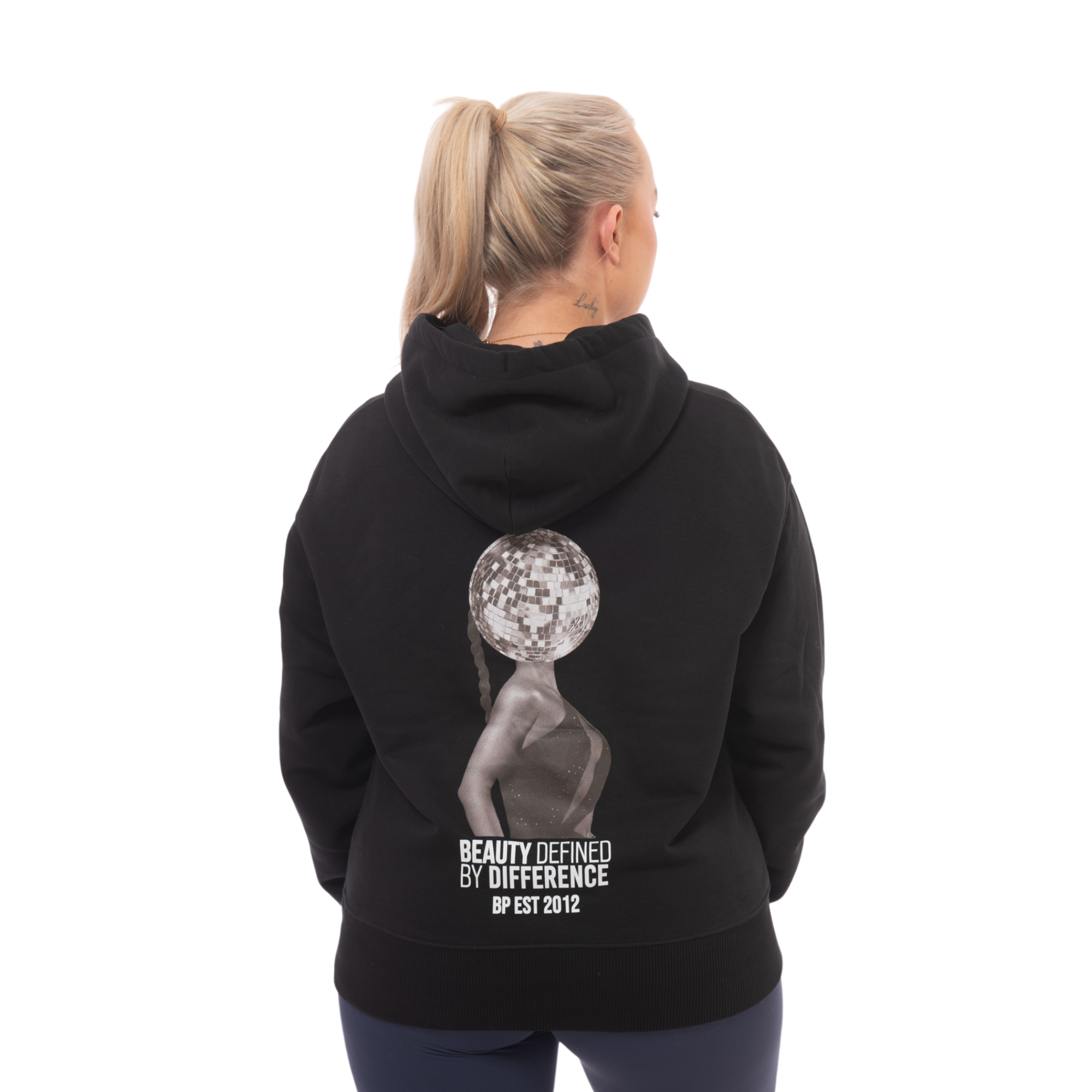 Be Perfect Black Hoodie sweat capuche noir coton bio