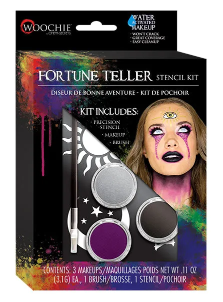 Cinema Secrets Woochie Fortune Teller kit pochoirs maquillage