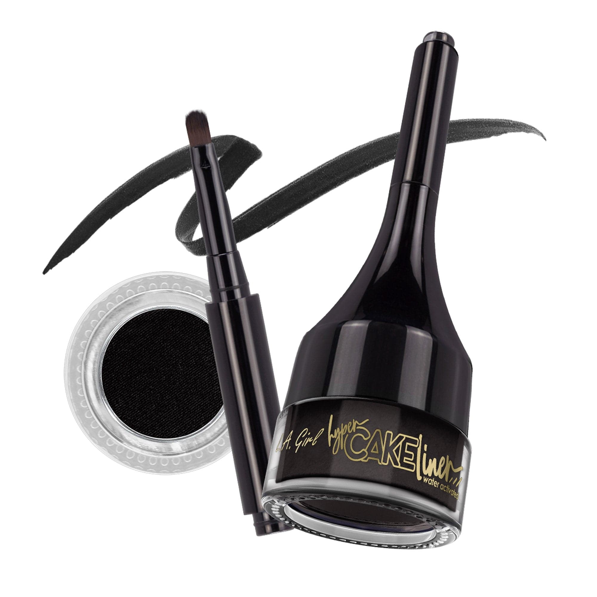 L.A. Girl Eyeliner Hyper Cake liner yeux Smoked Out Black GPP21