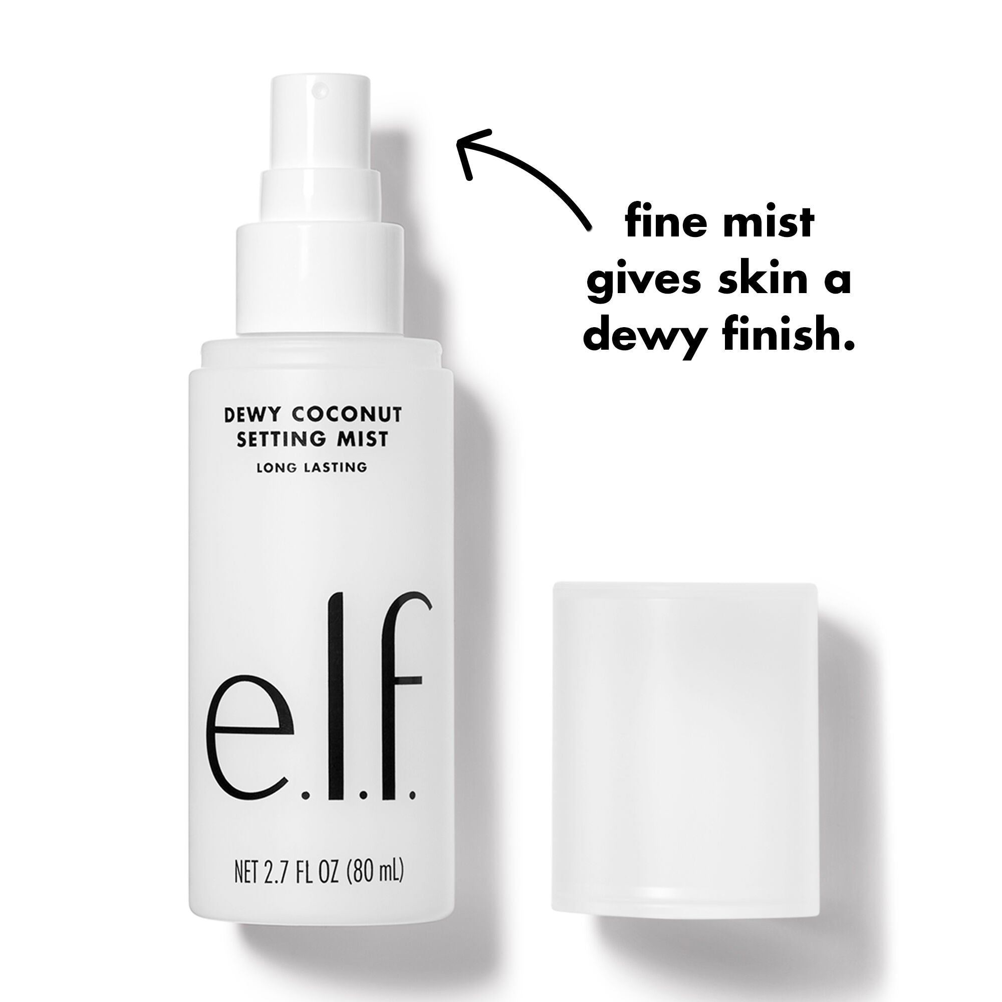 E.L.F. Face Dewy Coconut Setting Mist brume fixatrice coco tenue