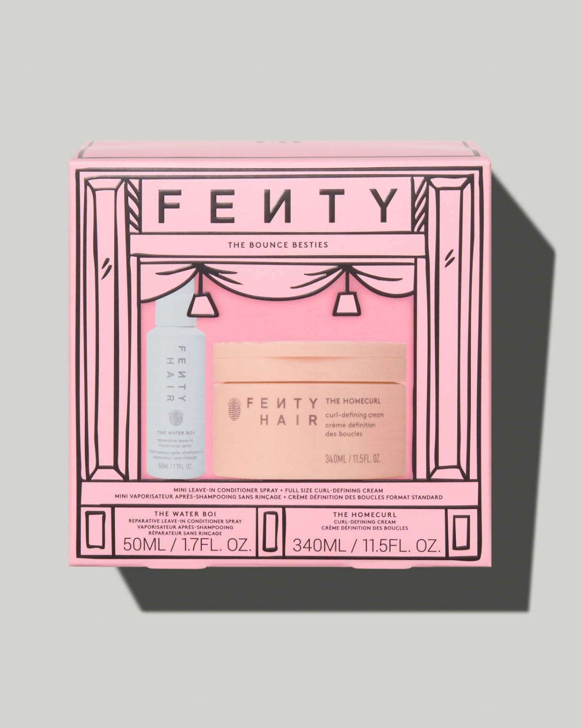 Fenty Beauty Bounce Besties set boucles spray + crème