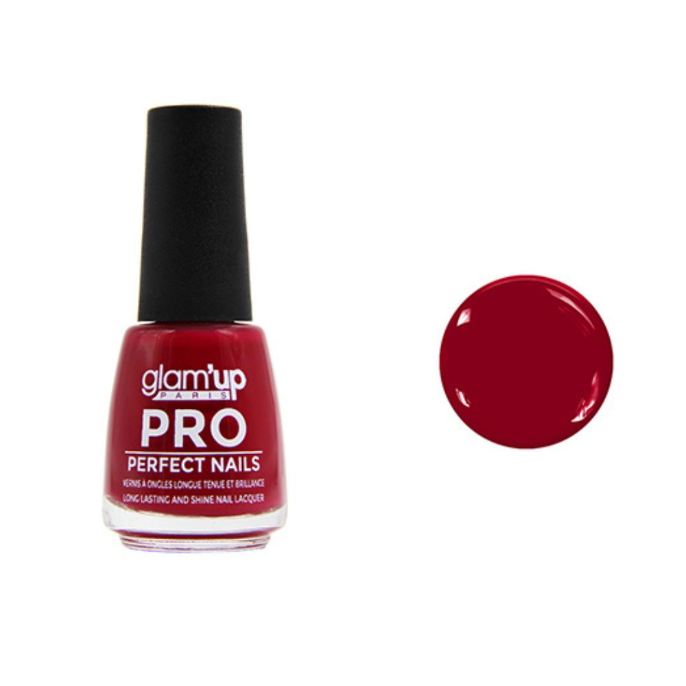GLAM'UP Les Ongles Vernis XL Pro 18ml vernis grenat effet gel