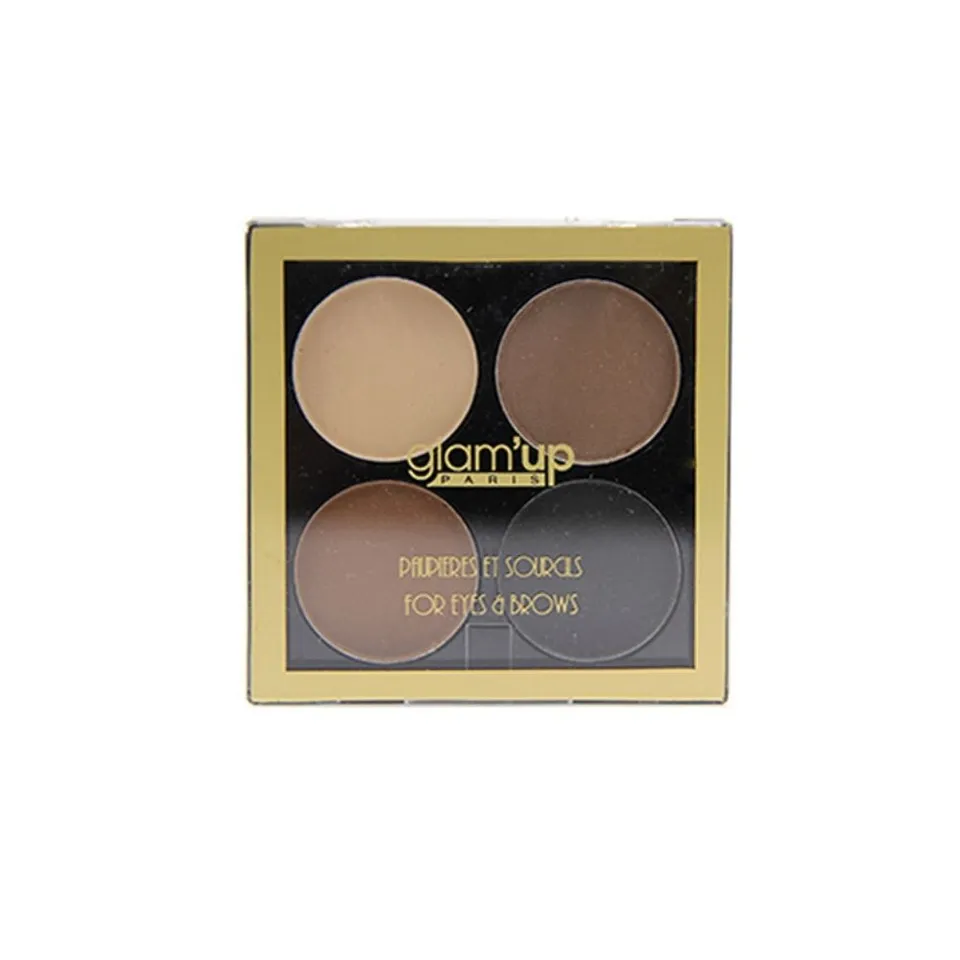 GLAM'UP Le Regard Quatro Paupières & Sourcils palette nude