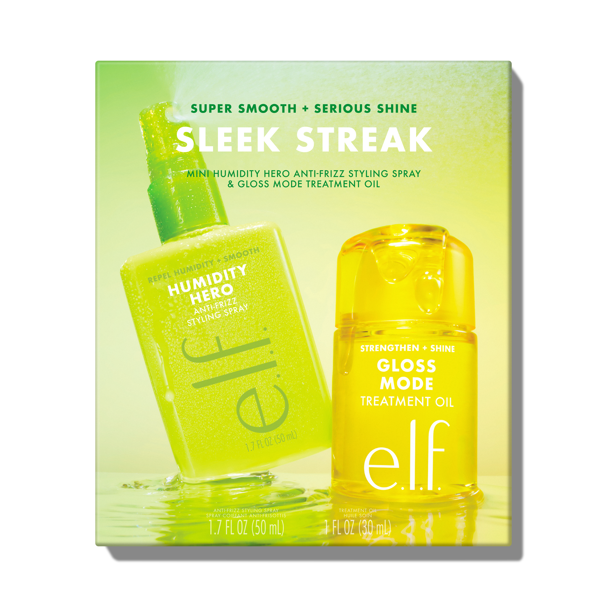 e.l.f. Hair Sleek Streak kit soin cheveux brillance