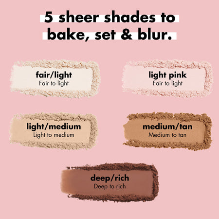 E.L.F. Halo Glow poudre libre fixante éclat naturel