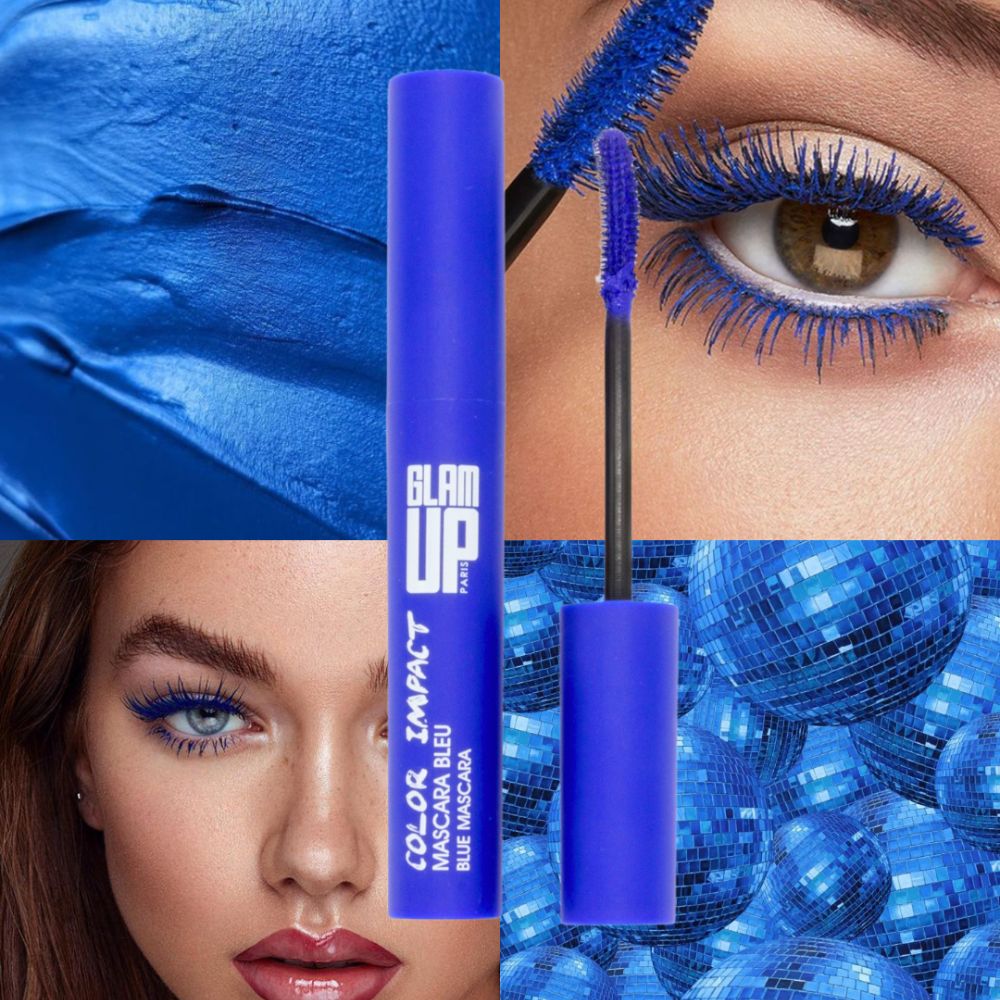 GLAM'UP Le Regard Mascara Bleu électrique volume longueur