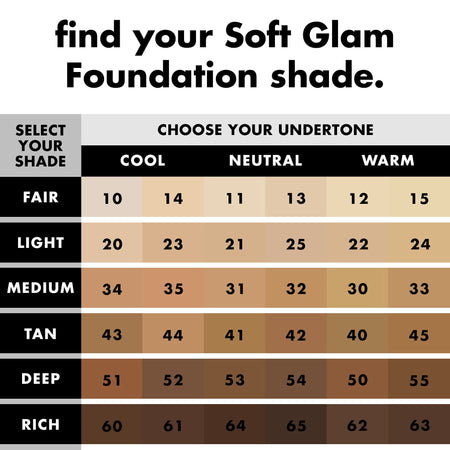 E.L.F. Soft Glam Fond de Teint Satin Couvrance Moyenne Hydratant